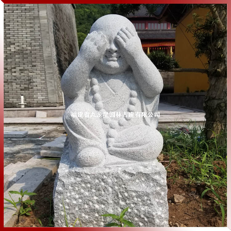 1616569883901045.jpg 石雕小沙彌圖片